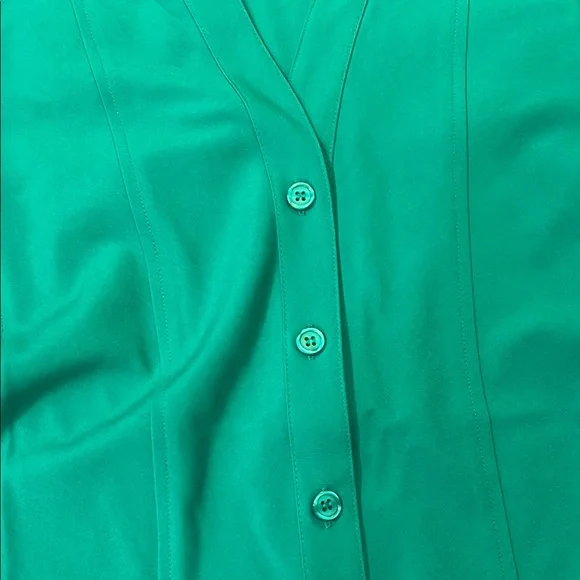 Style&Co Women’s Green Short Sleeve Blouse. Size 18W. NWOT - Picture 2 of 5